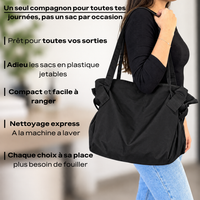 Sac fourre tout 2-en-1 tapis de pique-nique