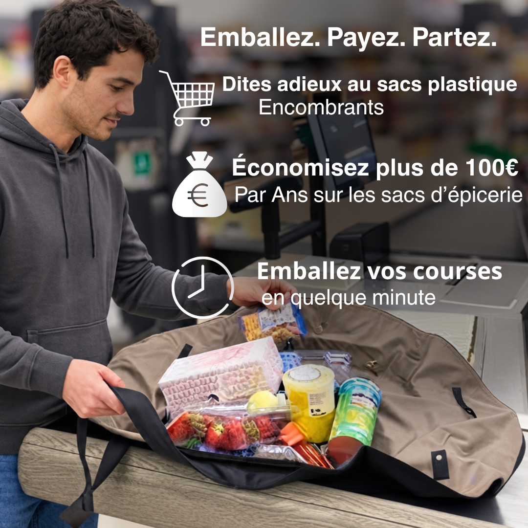 Sac fourre tout 2-en-1 tapis de pique-nique