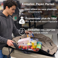 Sac fourre tout 2-en-1 tapis de pique-nique